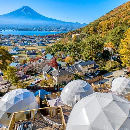 Mt.Fujiグランピングテラス　嶺乃華 Hotel Fudzsikavagucsiko Kültér fotó
